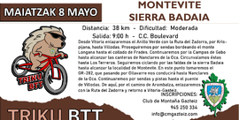  Montevite- Sierra Badaia (38 km)